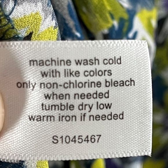 Lane Bryant Floral Top 18 Green Euro Summer Boho Western Neutral Cowgirl Classic - Picture 9 of 13